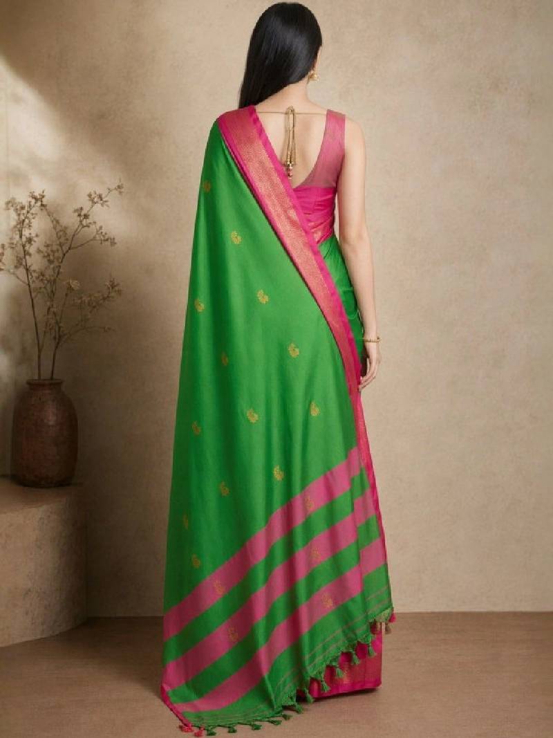 Zari pure cotton kanjeevaram saree