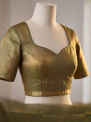 Woven design zari art silk kanjeevaram saree 4