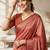 Woven design zari silk blend kanjeevaram saree