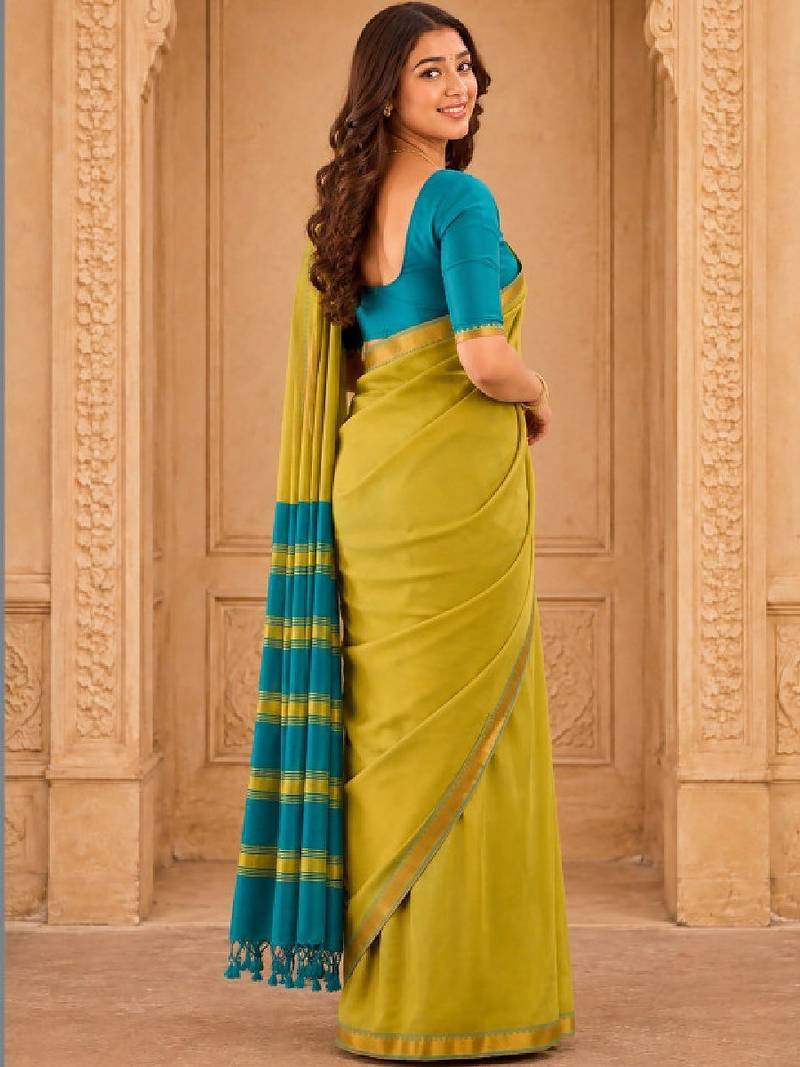 Woven design handloom kanjeevaram saree