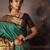 Ombre zari silk blend kanjeevaram saree