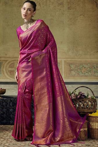 Zari silk blend designer kanjeevaram sarees