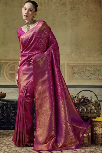 Zari silk blend designer kanjeevaram sarees