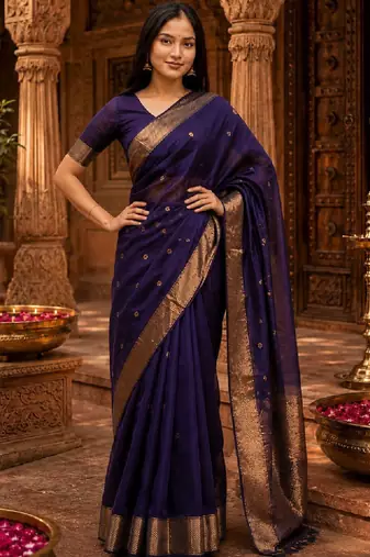 Woven design zari handloom kanjeevaram saree