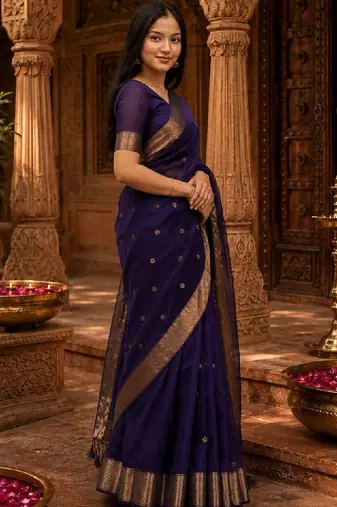 Woven design zari handloom kanjeevaram saree