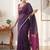 Woven design zari silk blend kanjeevaram saree