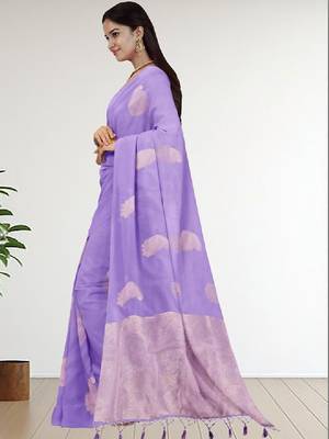 Ethnic motifs zari art silk handloom kanjeevaram saree 2