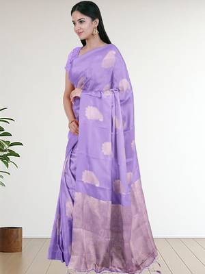 Ethnic motifs zari art silk handloom kanjeevaram saree 4