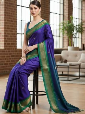 Zari pure cotton kanjeevaram saree 1