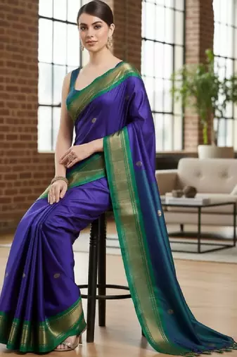 Zari pure cotton kanjeevaram saree