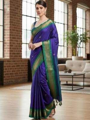 Zari pure cotton kanjeevaram saree 2