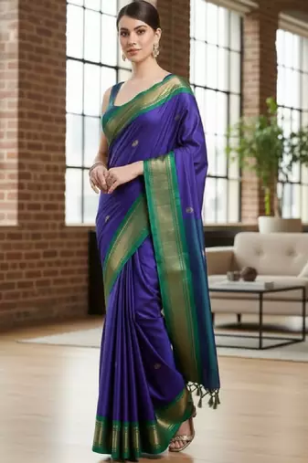 Zari pure cotton kanjeevaram saree