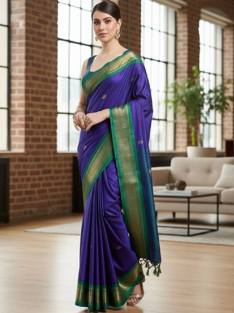 Zari pure cotton kanjeevaram saree