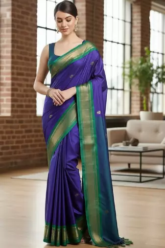 Zari pure cotton kanjeevaram saree