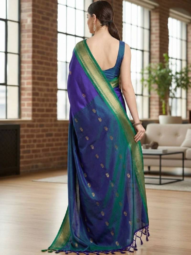 Zari pure cotton kanjeevaram saree