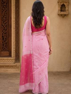 Ethnic motifs handloom kanjeevaram saree 2