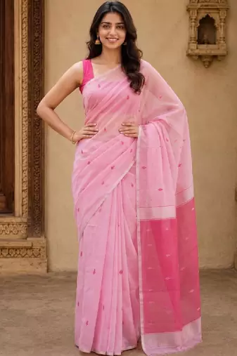 Ethnic motifs handloom kanjeevaram saree