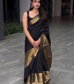 Woven design zari art silk designer kanjeevaram saree