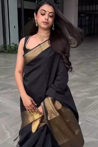 Woven design zari art silk designer kanjeevaram saree