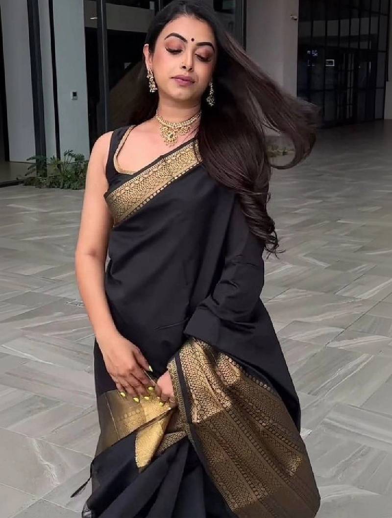 Woven design zari art silk designer kanjeevaram saree