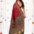 Ethnic motifs zari silk blend handloom kanjeevaram saree