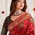 Ethnic motifs zari silk blend handloom kanjeevaram saree