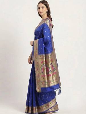 Woven design zari art silk kanjeevaram saree 2
