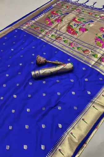 Woven design zari art silk kanjeevaram saree