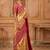 Ethnic motifs zari art silk handloom kanjeevaram saree