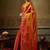 Woven design zari silk blend kanjeevaram saree