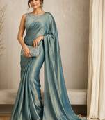 Beads and stones art silk kanjeevaram saree
