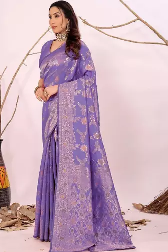 Zari art silk kanjeevaram saree
