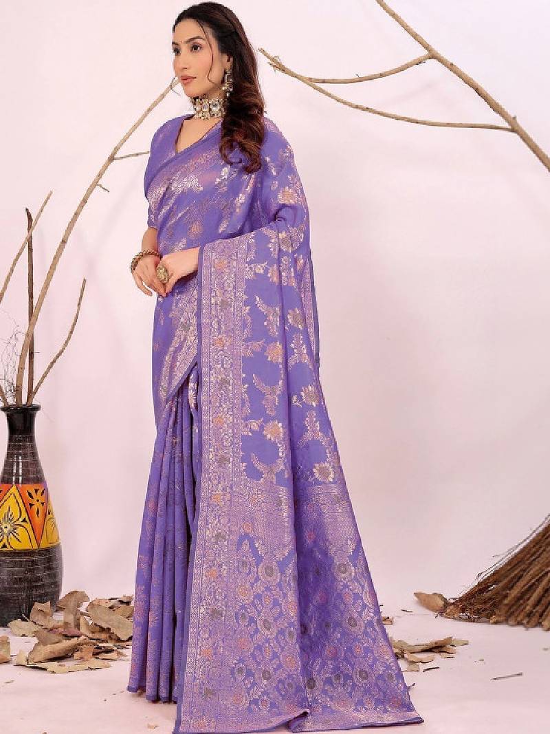 Zari art silk kanjeevaram saree