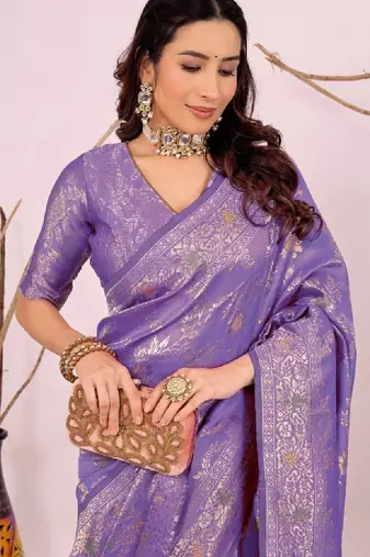Zari art silk kanjeevaram saree