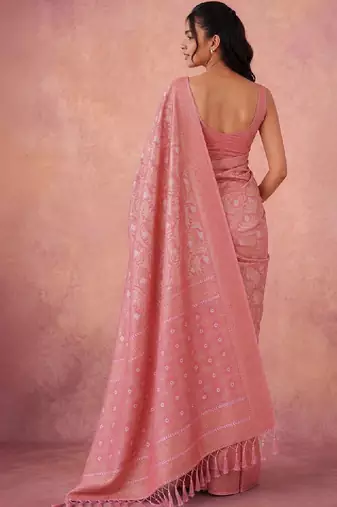 Woven design zari kanjeevaram saree