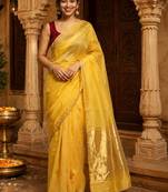 Woven design zari handloom kanjeevaram saree