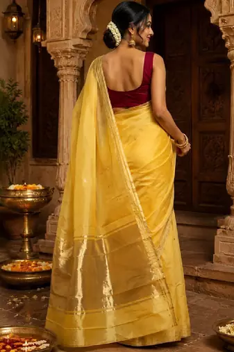 Woven design zari handloom kanjeevaram saree