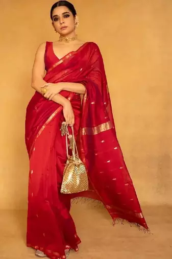 Woven design zari handloom kanjeevaram saree