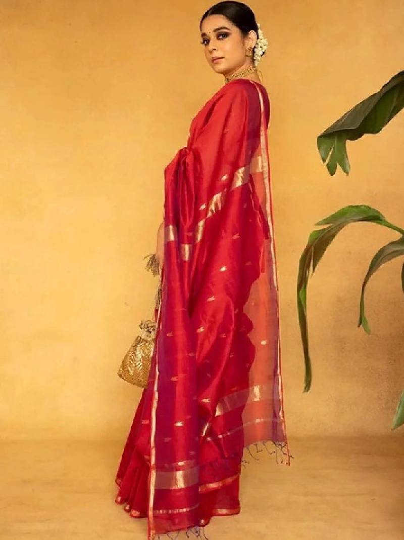 Woven design zari handloom kanjeevaram saree