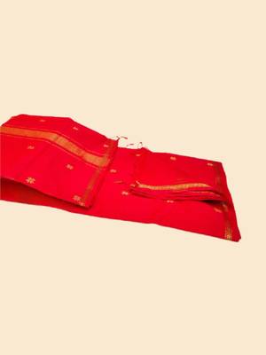 Woven design zari handloom kanjeevaram saree 4