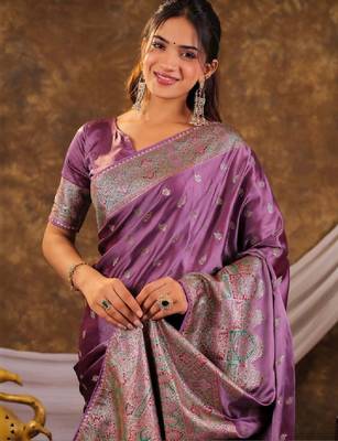 Woven design zari art silk designer kanjeevaram saree 3
