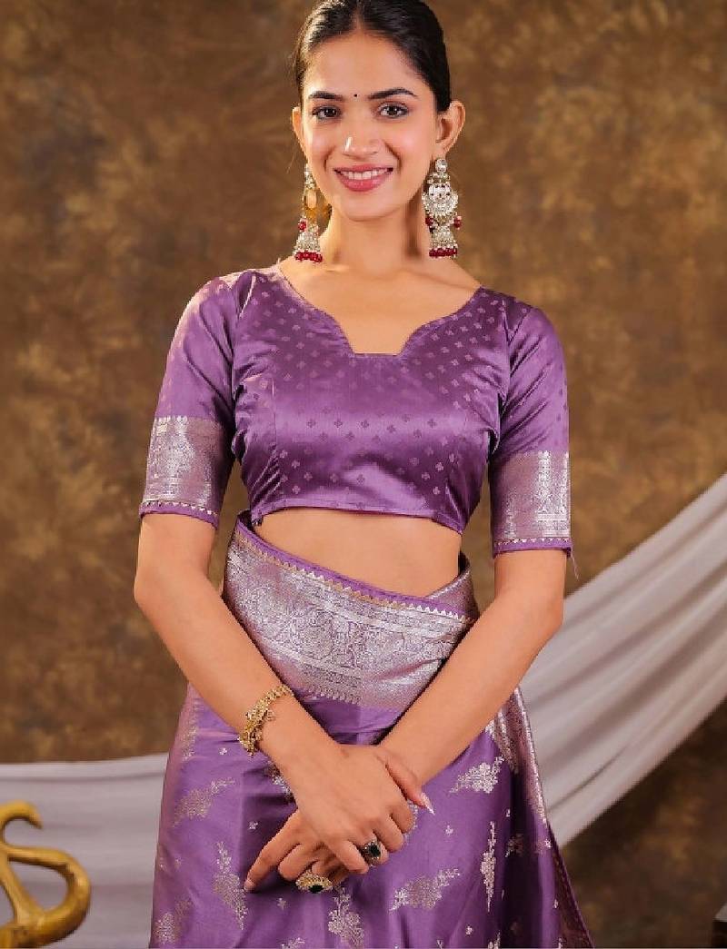 Floral zari art silk kanjeevaram saree