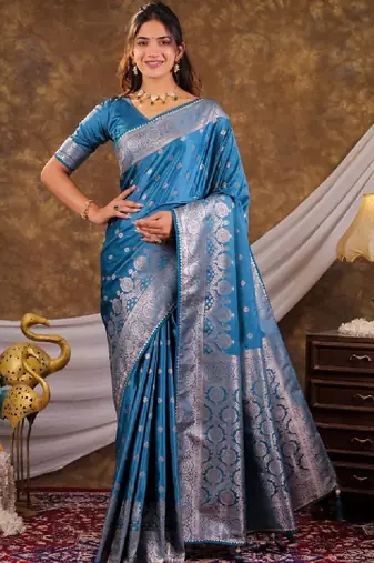 Woven design zari art silk designer kanjeevaram saree