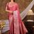 Floral zari art silk designer kanjeevaram saree