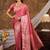 Floral zari art silk designer kanjeevaram saree