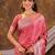Floral zari art silk designer kanjeevaram saree