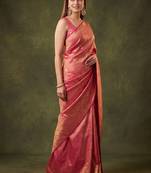 Woven design zari art silk kanjeevaram saree