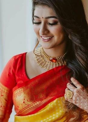 Zari art silk kanjeevaram saree 4