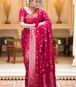 Woven design zari art silk designer kanjeevaram saree