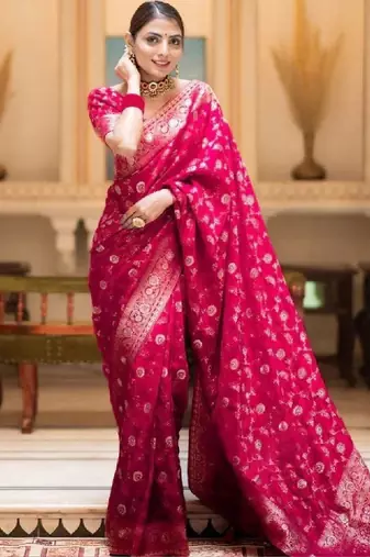Woven design zari art silk designer kanjeevaram saree